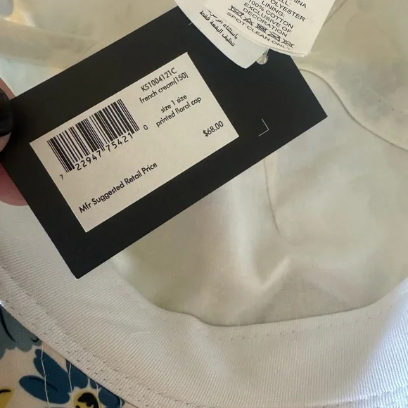 KATE SPADE ♠️ Floral Cap with classic logo! Cute and comfy! Pretty & practical! Accessorizing at its BEST!! Snag this KATE ♠️ AirPod case  main image 3